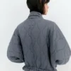 Veste matelassée à col montant Veste matelassée à col montant