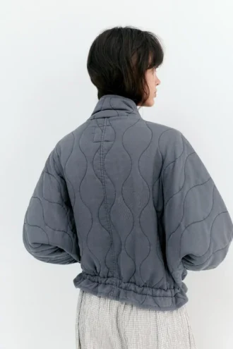Veste matelassée à col montant