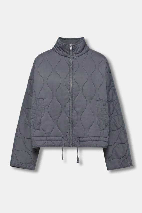 Veste matelassée à col montant Veste matelassée à col montant