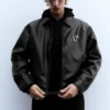 Veste trucker en simili cuir Veste trucker en simili cuir
