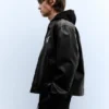 Veste trucker en simili cuir Veste trucker en simili cuir