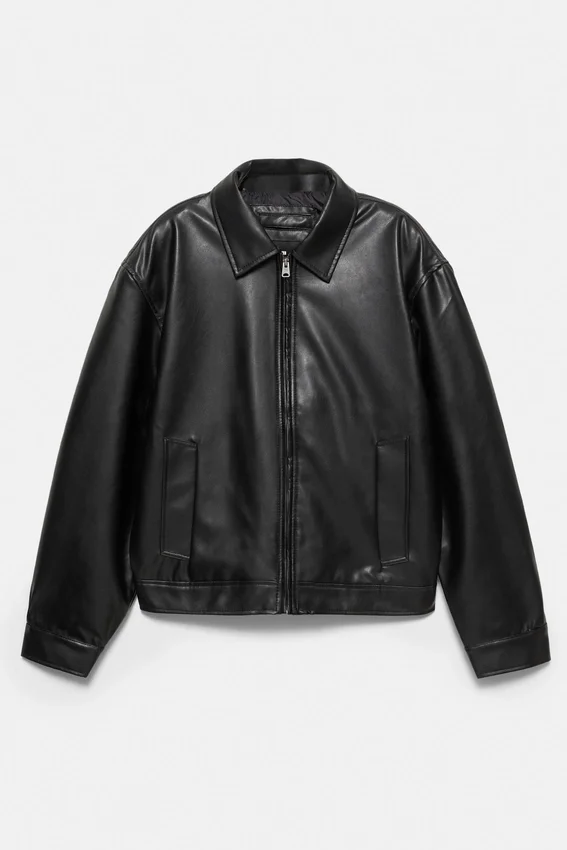 Veste trucker en simili cuir Veste trucker en simili cuir