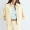 Veste utilitaire jaune