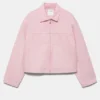 Veste utilitaire rose