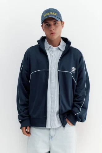 Veste zippée brodée Veste zippée brodée